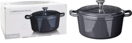 Кастрюля с крышкой, 26x12 см, объём 4,4 л, Koopman в интернет-магазине Akvilon.kz