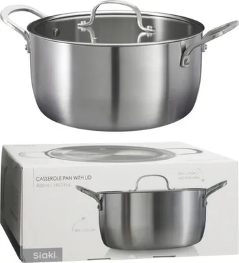 Кастрюля с крышкой, 24x11,5x34,5 см, Koopman в интернет-магазине Akvilon.kz