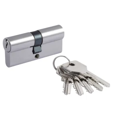 Купить Цилиндровый механизм симметричный Л-70 ЕСО-STD Z 35-35 мм хром, Нора-М в интернет-магазине Akvilon.kz