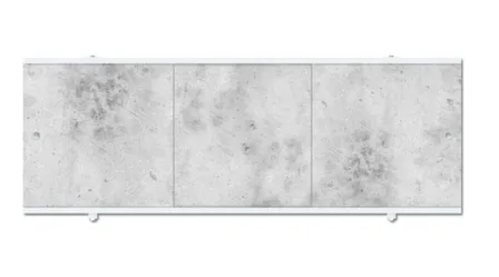 Купить Экран под ванну CETUS Pro, ПВХ, серый бетон, 1,68 м, Метакам в интернет-магазине Akvilon.kz