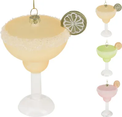 Купить Декорация подвесная Коктейль, 9,5x12 см, в ассортименте, Koopman в интернет-магазине Akvilon.kz