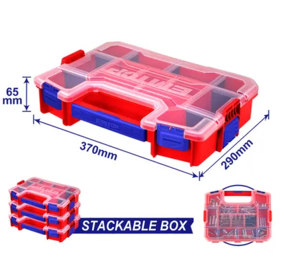 Купить Органайзер пластиковый для инструментов, 370мм(14,5”), EMTOP в интернет-магазине Akvilon.kz