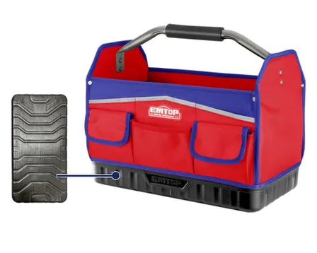 Купить Сумка для инструментов с пластиковым основанием 410 мм (16"), EMTOP в интернет-магазине Akvilon.kz