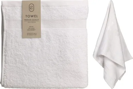 Купить Полотенце, белый, 50x100 см, Koopman в интернет-магазине Akvilon.kz