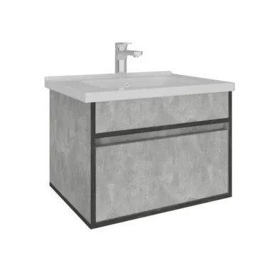 Тумба подвесная София Ателье Светлое 1 ящик с умывальником Orbita 1170-60/610, 60 см, AVK в интернет-магазине Akvilon.kz