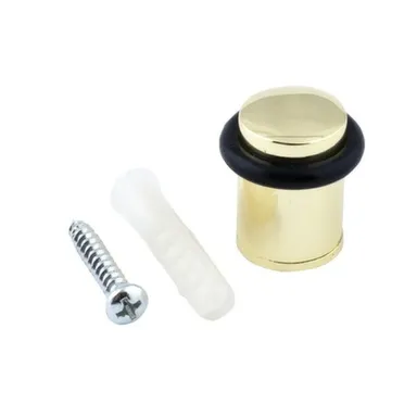 Купить Ограничитель двери напольный ЦАМ, золото, 1 шт, Стройбат в интернет-магазине Akvilon.kz Купить Ограничитель двери напольный ЦАМ, золото, 1 шт, Стройбат в интернет-магазине Akvilon.kz