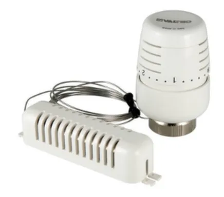 Купить Термостатическая головка с выносным настенным датчиком, Valteс в интернет-магазине Akvilon.kz