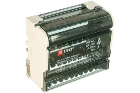 Купить Шина на DIN-рейку в корпусе (кросс-модуль) ШНК 4x11 3L+PEN в интернет-магазине Akvilon.kz