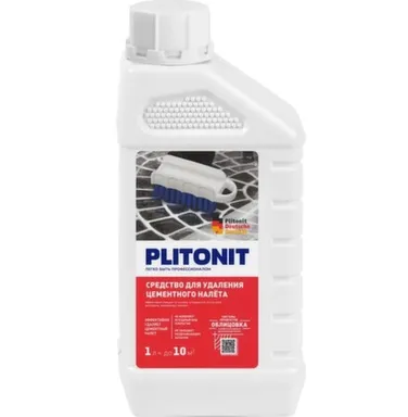 Средство для чистки от остатков цементного налета, 1 л, Plitonit в интернет-магазине Akvilon.kz Средство для чистки от остатков цементного налета, 1 л, Plitonit в интернет-магазине Akvilon.kz