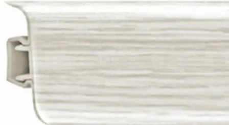 Купить Плинтус напольный ПВХ Rico Leo 56x22x2500 мм Ясень серый в интернет-магазине Akvilon.kz