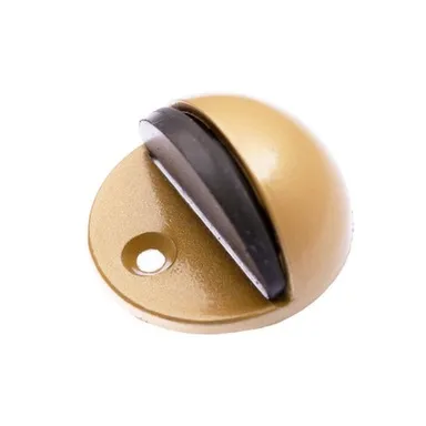 Купить Ограничитель двери напольный, силумин, золото, 1 шт, Стройбат в интернет-магазине Akvilon.kz Купить Ограничитель двери напольный, силумин, золото, 1 шт, Стройбат в интернет-магазине Akvilon.kz