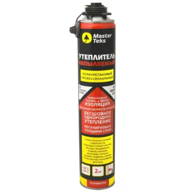 Купить Утеплитель напыляемый профессиональный всесезонный ProfiMaster, 810 мл, Masterteks в интернет-магазине Akvilon.kz