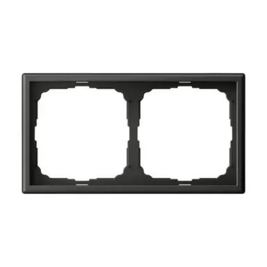 Рамка 2-местная универсальная ArtGallery, базальт, System Electric в интернет-магазине Akvilon.kz