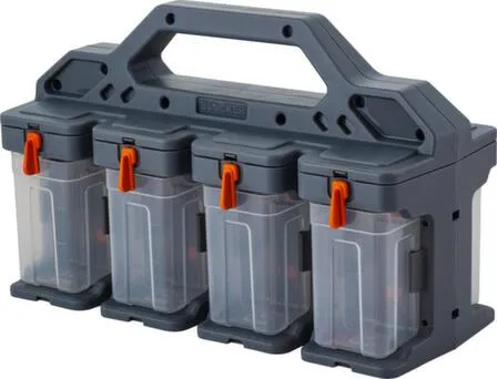 Купить Органайзер для мелочей Blocker Expert модульный, 8 модулей серо-свинцовый/оранжевый, BLOCKER в интернет-магазине Akvilon.kz