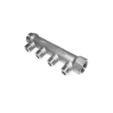 Купить Коллектор резьбовой 3/4" ВР-НР x 4 выхода 1/2 НР, Aqualink в интернет-магазине Akvilon.kz