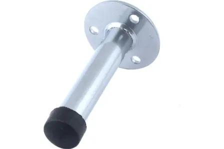 Купить Ограничитель двери настенный, силумин, хром, 1 шт, Стройбат в интернет-магазине Akvilon.kz Купить Ограничитель двери настенный, силумин, хром, 1 шт, Стройбат в интернет-магазине Akvilon.kz