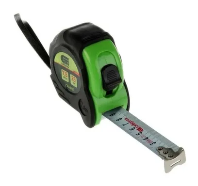 Купить Рулетка 7,5м/25мм, прорезиненный корпус, Сибртех в интернет-магазине Akvilon.kz