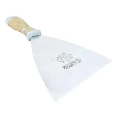 Купить Шпатель малярный из нержавеющей стали 120 мм кожаная ручка, Олейник в интернет-магазине Akvilon.kz