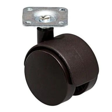 Купить Ролик двойной на площ. 50мм (черный/черный 1 шт), Стройбат в интернет-магазине Akvilon.kz