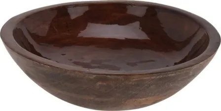 Купить Миска 23,5x7 см, из мангового дерева, темная, Koopman в интернет-магазине Akvilon.kz