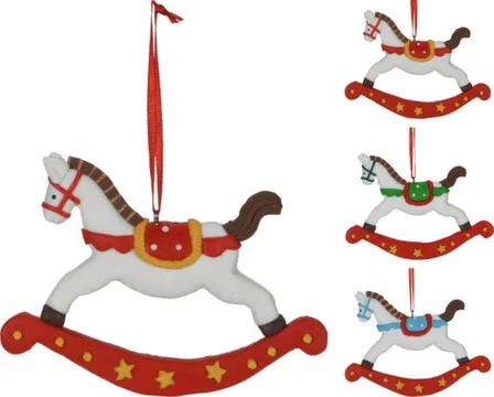 Купить Подвесное украшение Лошадка-качалка, разм. 11,5x8x1см, Koopman в интернет-магазине Akvilon.kz