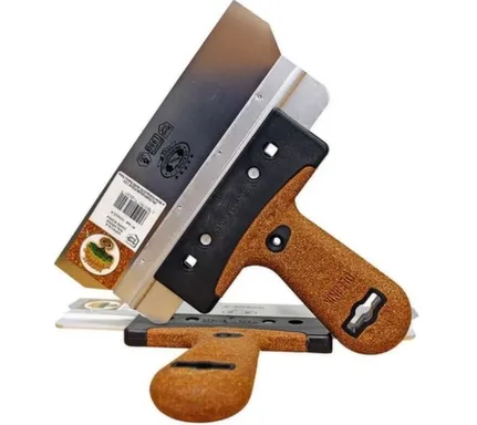 Купить Шпатель фасадный из нержавеющей стали 220x60 мм пробковая ручка, Олейник в интернет-магазине Akvilon.kz