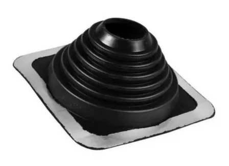 Купить Проходка кровельная №4 комби (75-160) черная в интернет-магазине Akvilon.kz