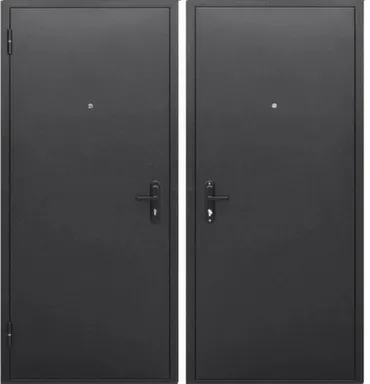 Купить Дверь металлическая Стройгост 5 РФ Серебро мет/мет 860 мм, левая, Феррони в интернет-магазине Akvilon.kz