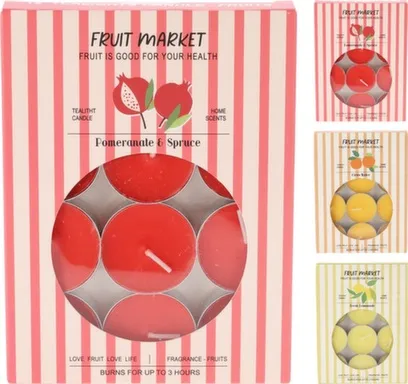 Купить Свеча чайная, 3,7x1,5 см, набор 12 шт, в ассортименте, Koopman в интернет-магазине Akvilon.kz