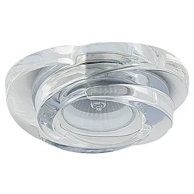 Купить Светильник MR16 встраиваемый SPIRA хром/прозрачный Lightstar в интернет-магазине Akvilon.kz