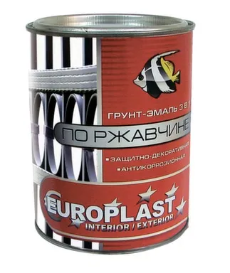 Купить Грунт эмаль Dekor по ржавчине белая 0,9 кг в интернет-магазине Akvilon.kz