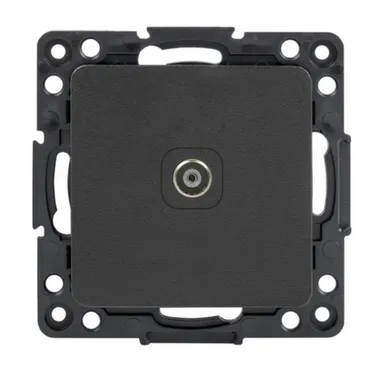 Купить Черная розетка 1- мест.TV Стокгольм в интернет-магазине Akvilon.kz