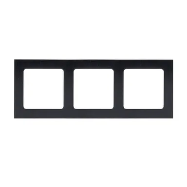 Купить Черная рамка 3- местная металл Стокгольм в интернет-магазине Akvilon.kz