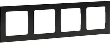 Купить Черная рамка 4- местная металл Стокгольм в интернет-магазине Akvilon.kz