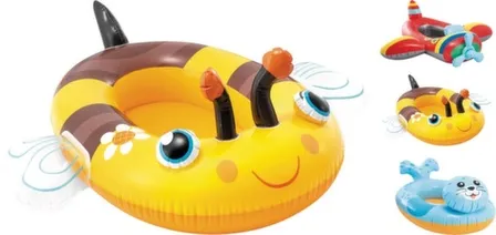 Игрушка надувная для игры на воде Пчела/самолёт/выдра, максимальная нагрузка 27 кг, в ассортименте, Intex в интернет-магазине Akvilon.kz
