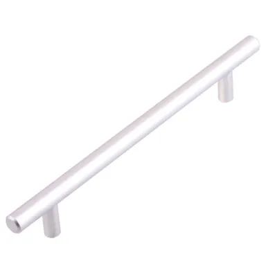 Купить Ручка рейлинговая 160 мм, матовый хром, 1 шт, Стройбат в интернет-магазине Akvilon.kz