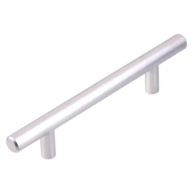 Купить Ручка рейлинговая 96 мм, матовый хром, 1 шт, Стройбат в интернет-магазине Akvilon.kz