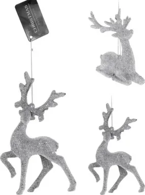 Купить Декорация подвесная Олень разм. 9,5x8,5x15см в асс, Koopman в интернет-магазине Akvilon.kz