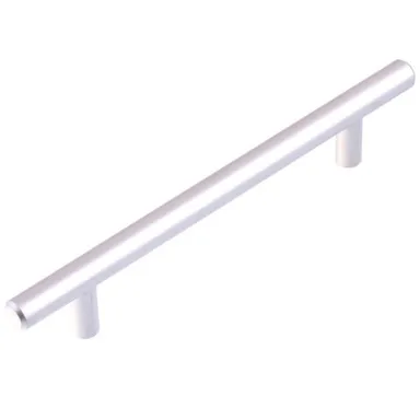 Купить Ручка рейлинговая 128 мм, матовый хром, 1 шт, Стройбат в интернет-магазине Akvilon.kz