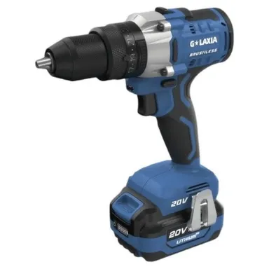 Купить Аккумуляторная дрель шуруповёрт бесщеточная 13мм, 130Нм, 4А, ударная, 95701-44BD Galaxia в интернет-магазине Akvilon.kz