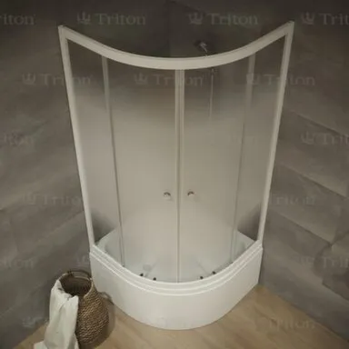Купить Душевое ограждение Лайт 900x900x1920мм высокий поддон, Triton в интернет-магазине Akvilon.kz