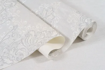 Купить Обои виниловые на флизелиновой основе Опера, мотив, серый светлый, 1,06x10 м, Domingo в интернет-магазине Akvilon.kz