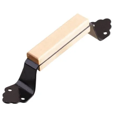 Купить Ручка-скоба банная с деревянными накладками 100 мм, лак, 1 шт, Стройбат в интернет-магазине Akvilon.kz