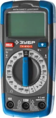 Купить Мультиметр ТХ-810-Т цифровой, ЗУБР в интернет-магазине Akvilon.kz