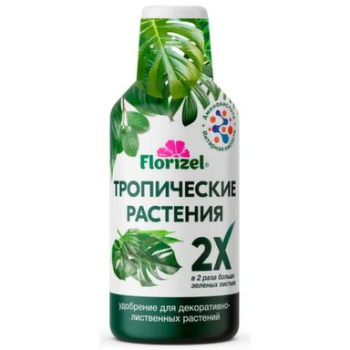 Купить Комплексное удобрение Тропические растения, 350 мл, Florizel в интернет-магазине Akvilon.kz