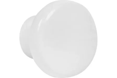 Купить Ручка-кнопка пластиковая №1, белый, 31x23 мм, 1 шт, Стройбат в интернет-магазине Akvilon.kz