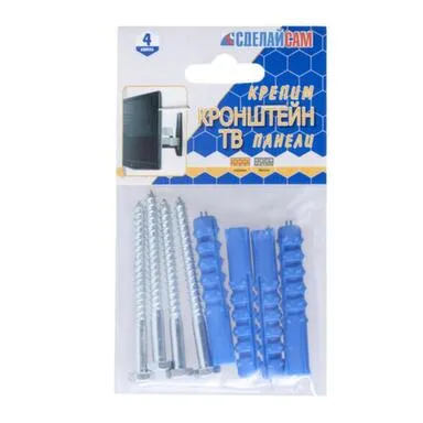 Купить Набор №19 для крепления кронштейна ТВ-панели, 4 шт, Стройбат в интернет-магазине Akvilon.kz