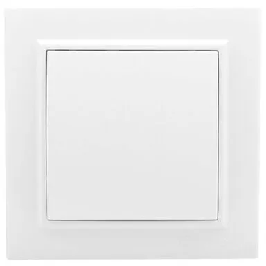 Купить Выключатель одноклавишный 10А белый Минск EKF в интернет-магазине Akvilon.kz