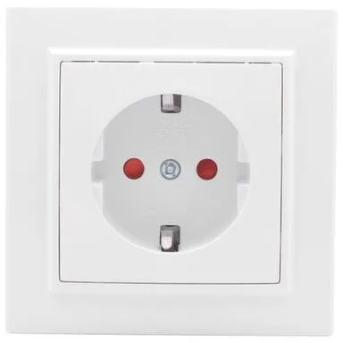 Купить Розетка одноместная с заземлением 16А EKF в интернет-магазине Akvilon.kz