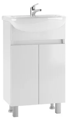 Купить Тумба Норма без ящика с умывальником Элегия 50 см, Домино в интернет-магазине Akvilon.kz